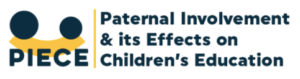 Logo of the PIECE project with the following text on the right side: Parental Involvement & its Effects on Children's Education. 